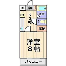 間取図画像 1K