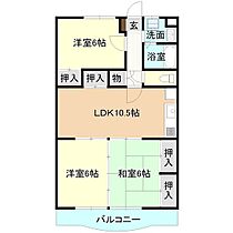 茨城県つくば市稲荷前（賃貸マンション3LDK・5階・68.00㎡） その2