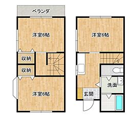 シルビヤードハイムC 3Kの間取図画像