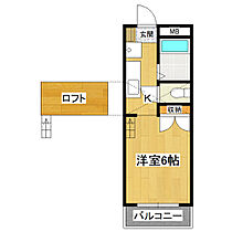 シバヤマハイツ 205 ｜ 茨城県土浦市大岩田（賃貸アパート1K・2階・19.95㎡） その2