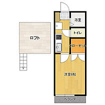 ラピュタI 203 ｜ 茨城県稲敷郡阿見町鈴木（賃貸アパート1K・2階・19.87㎡） その2