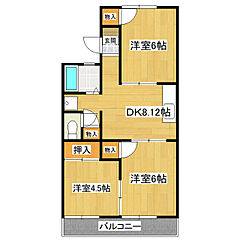 物件の間取り