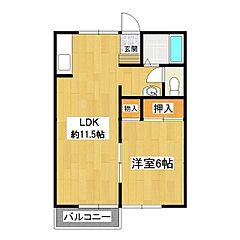 物件の間取り