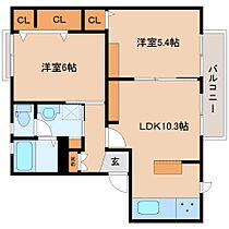 奈良県生駒郡三郷町三室1丁目（賃貸アパート2LDK・2階・50.07㎡） その2