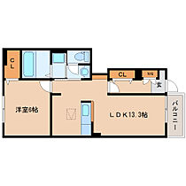 奈良県生駒郡斑鳩町法隆寺東2丁目（賃貸アパート1LDK・1階・46.83㎡） その2