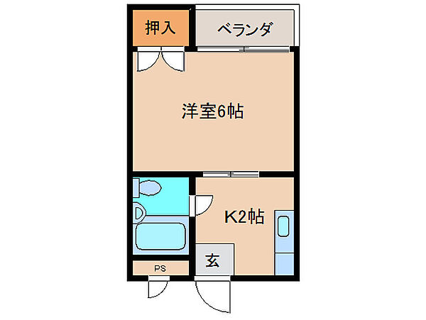 奈良県大和高田市三和町(賃貸マンション1K・1階・16.00㎡)の写真 その2