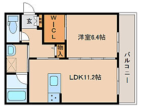 奈良県大和高田市礒野南町（賃貸マンション1LDK・3階・45.24㎡） その2