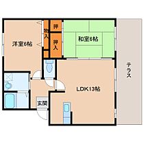 奈良県葛城市北花内（賃貸アパート2LDK・1階・59.00㎡） その2