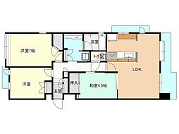 トーカンジェネラス上田 3LDKの間取図画像