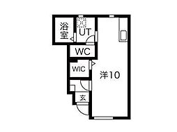 ル・メイユール尼沼C棟 ワンルームの間取図画像
