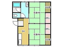 ハウスエポックPr1 2Kの間取図画像