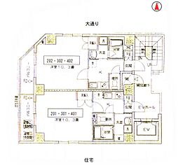 K38 1Kの間取図画像