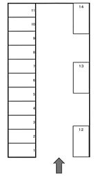 中央6丁目月極駐車場