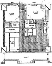 間取図画像 3LDK