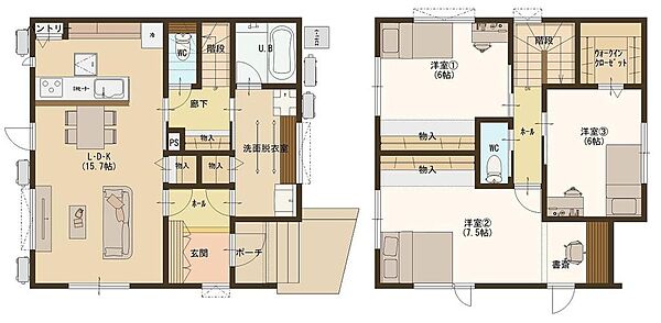 間取りを拡大表示