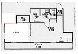 明治町ビル 1LDKの間取図画像