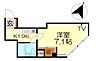 間取り：エアコン・照明付きの1K♪