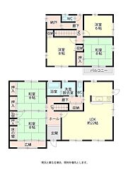バス 高校前バス停下車 徒歩13分 5LDKの間取り