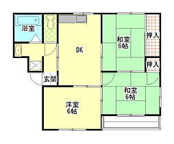 トリヴァンベール東雲 3DKの間取図画像