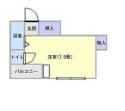 間取図画像 ワンルーム