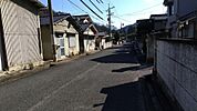 物件北側、公道から撮影