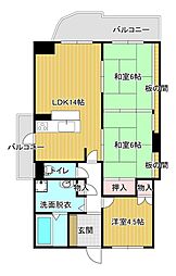 エスティーム地御前 3LDKの間取図画像