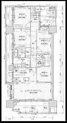 クラース野上町 3SLDKの間取図画像