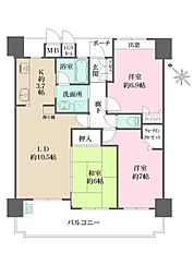 間取図画像 3LDK