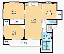 間取図画像 3LDK