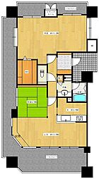 ルミナス延広アバンセーヌ 1SLDKの間取図画像