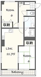 フォブール梅田 2階