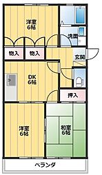 SILKCITY 3DKの間取図画像