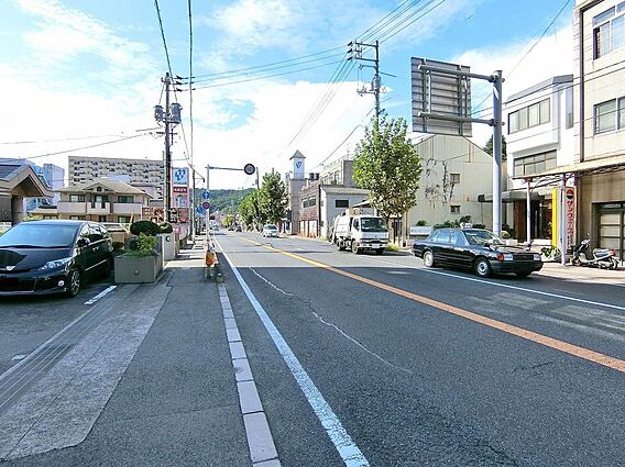 広く見通しの良...