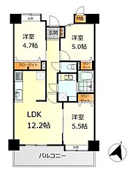 間取図画像 3LDK