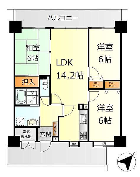 間取りを拡大表示