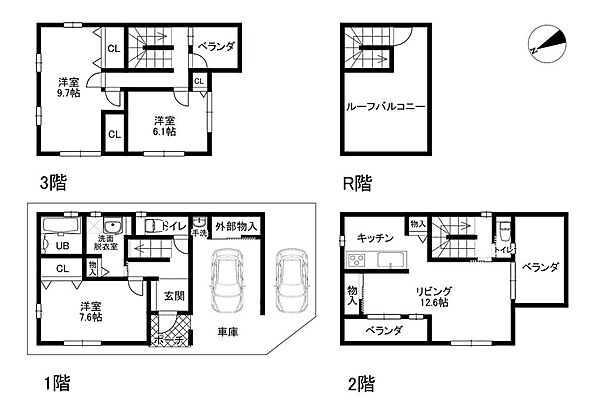 間取りを拡大表示