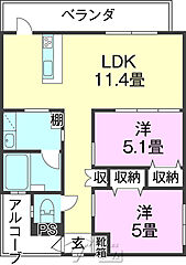物件の間取り