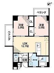 物件の間取り