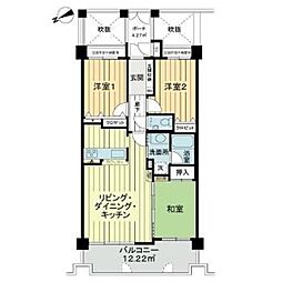 ライオンズマンション首里鳥堀 3LDKの間取図画像