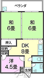 間取図画像 3DK
