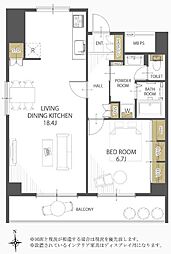 間取図画像 1LDK