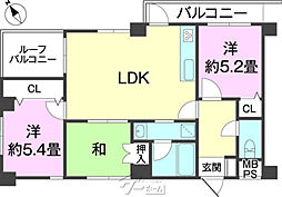 間取図画像 3LDK