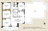 間取り：ライオンズマンション三原第2 6Ｆ