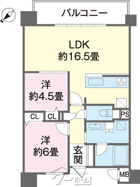 間取りを拡大表示