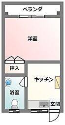 間取図画像 1DK