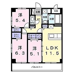 物件の間取り
