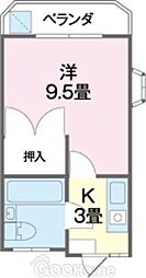 間取図画像 1K