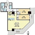 リュークスタワー東棟22階25.0万円