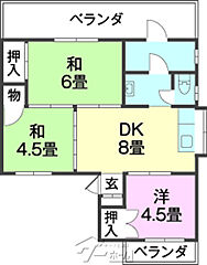 物件の間取り