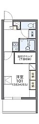 レオパレスYOGI 1Kの間取図画像